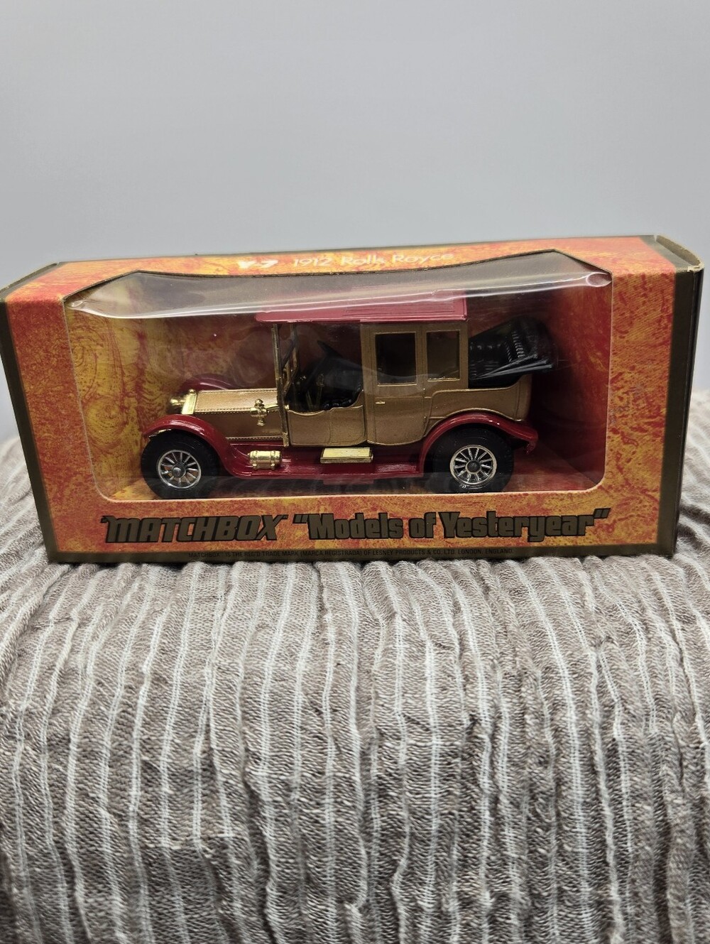 Vintage Matchbox Models of Yesteryear Y-7 1912 Rolls-Royce Die-cast Vehicle